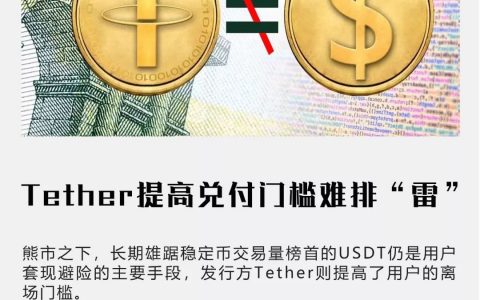 USDT的“两幅面孔”：一边密室“印钞”，一边拦截兑付