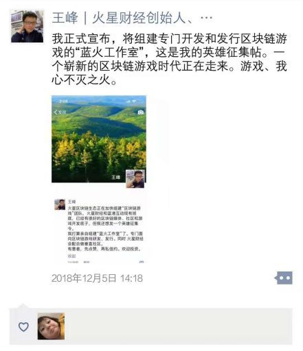 王峰的骚动 区块链游戏的预谋案件