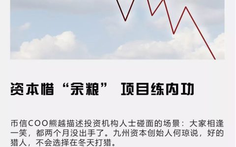 资本惜“余粮”，项目练内功