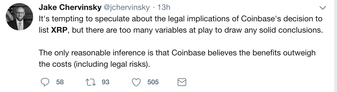 上架XRP，“根红苗正”的Coinbase也叛变革命了