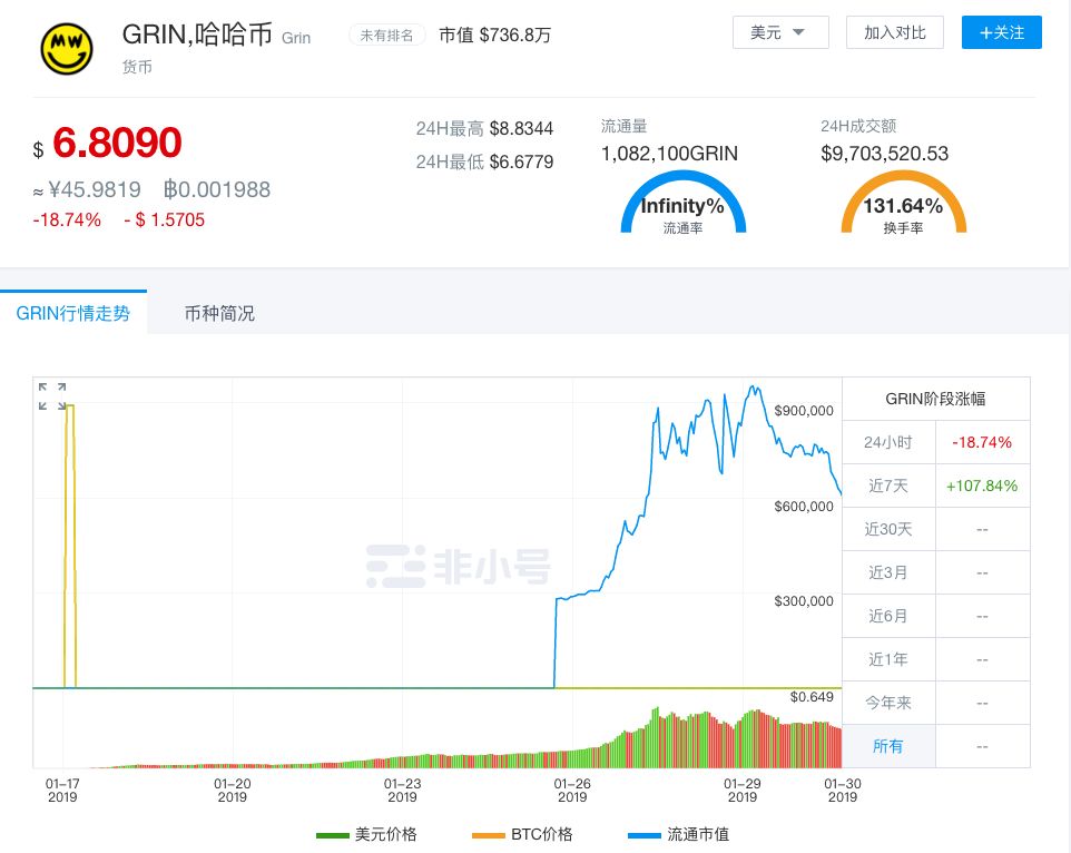 Grin 的阿基里斯之踵：无限通胀