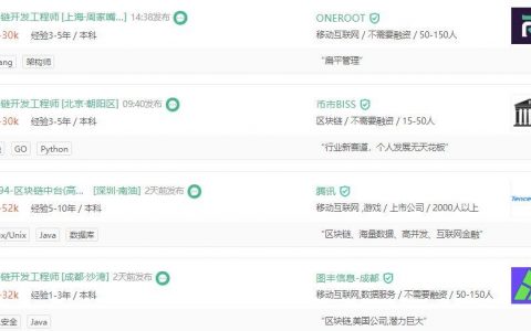 区块链人才回流，薪酬趋理性，技术岗占比78%，行业回暖了吗？