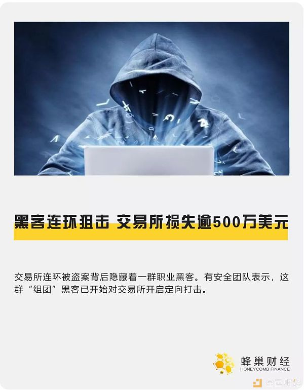 交易所损失逾500万美元 黑客接连作案为何无人可拦？