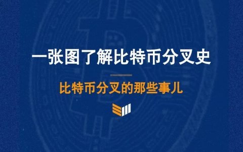 一张图了解比特币分叉史