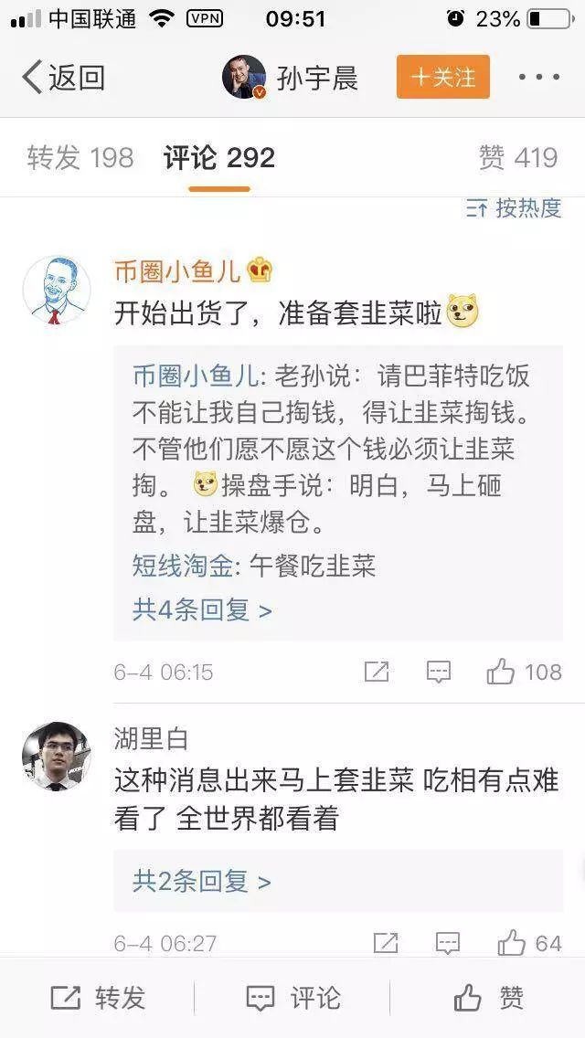 为孙宇晨算笔账：3100万和巴菲特吃饭赔还是赚， 谁在买单？