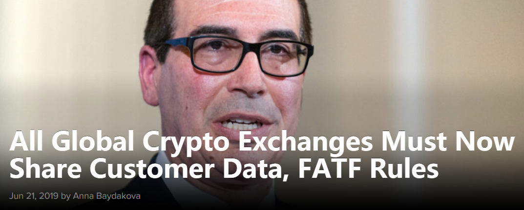 美国财长解释FATF新规：允许适当使用，但不容忍加密货币用于非法活动