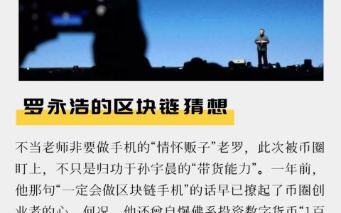 罗永浩的区块链猜想