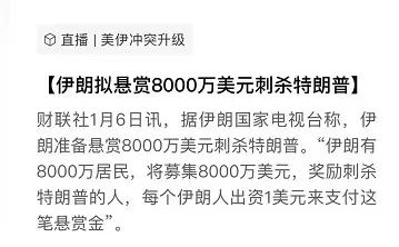 美伊搏杀竟杀涨了比特币？！