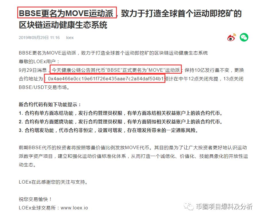 悦动健康链（HAH）庄家连发两相同虚假项目，Loex雷盾交易所配合割韭菜