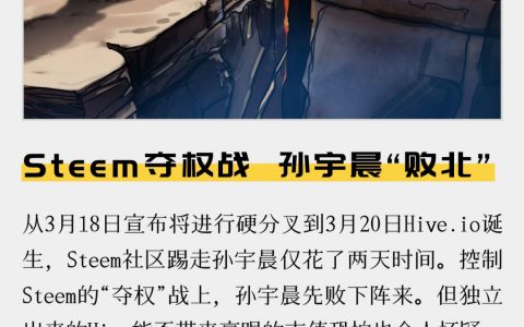 Steem夺权战，孙宇晨“败北”