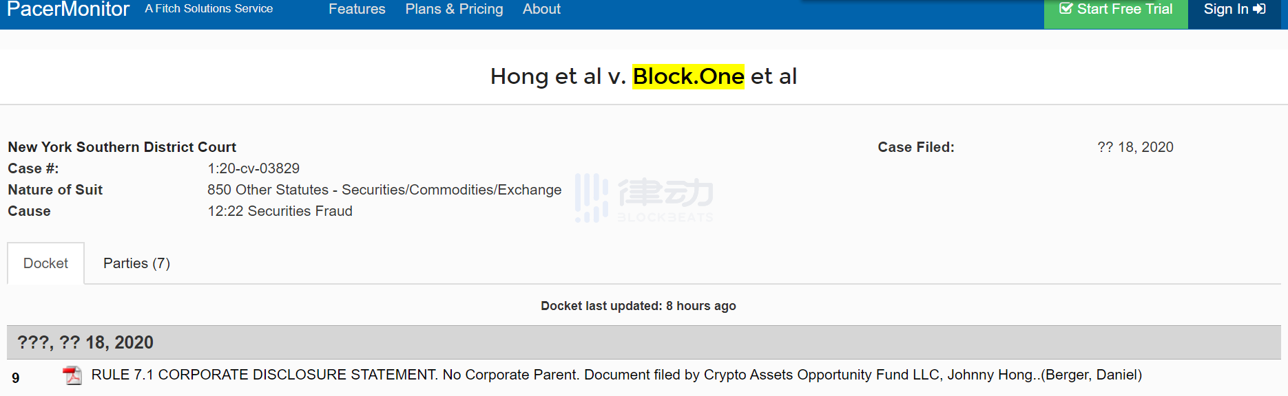 交完 2400 万美元罚款还没结束，Block.one再因未注册 IC0 被提起诉讼