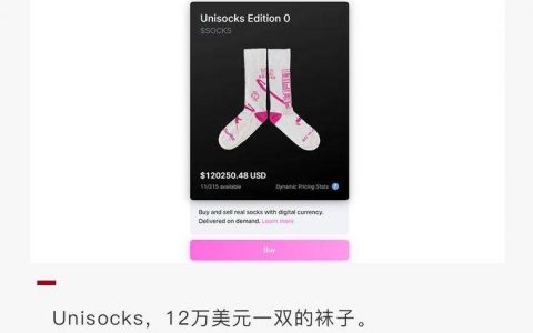 12万美元的天价袜子，Unisocks 的奇幻漂流