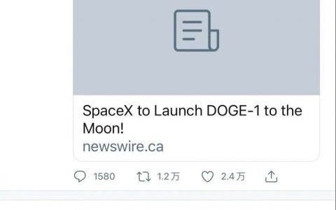 SpaceX 携“狗币登月”，狗屎行情一时间难以休止