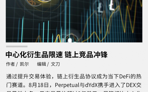 中心化衍生品限速，链上竞品冲锋