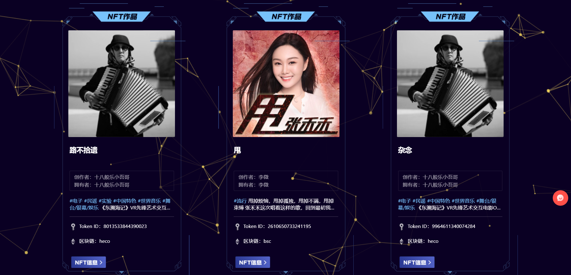 后音乐版权时代的竞争，会是各类 NFT 数字商品？